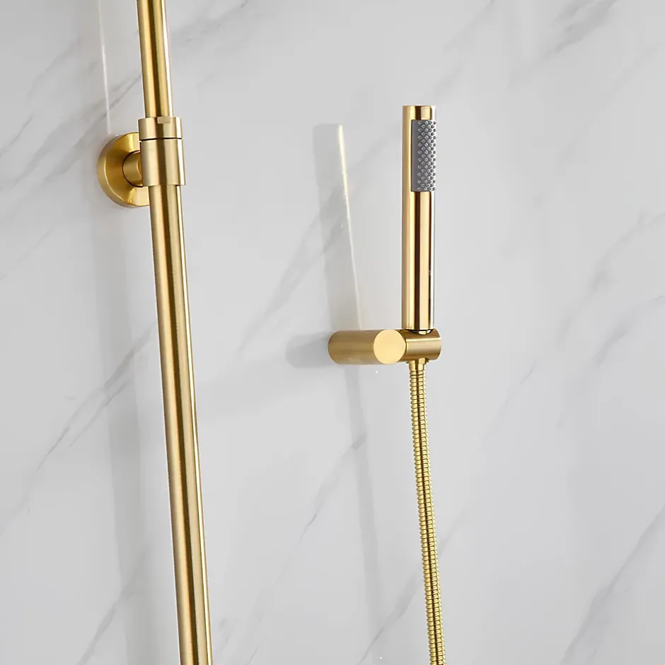 Hudor Colonne de douche dorée SC008 collection Scamandre
