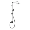 Vente-unique Colonne de douche en acier inoxydable noir mat - 116 cm - AITA* Colonne De Douche Mécanique