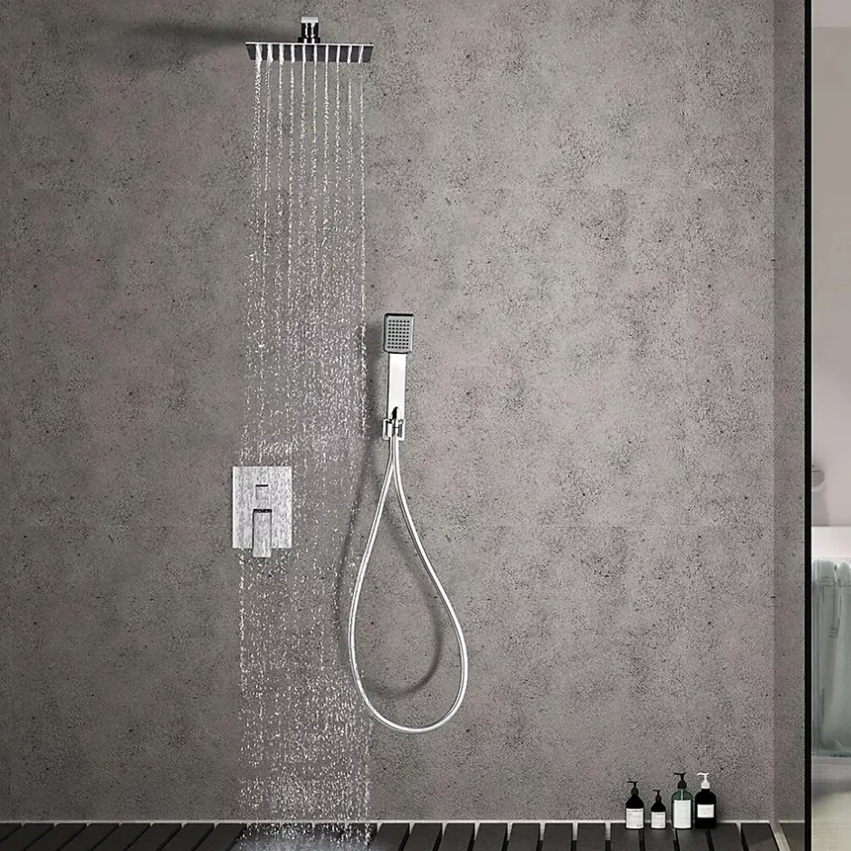 Imex Colonne de Douche Encastrée Anti-Calcaire Chrome DUBLIN GPE006* Colonne De Douche Encastrable