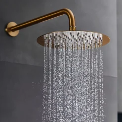 Imex Colonne de Douche Encastrée Anti-Calcaire Or Brossé MONZA GPM039/OC