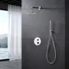 Imex Colonne de Douche Encastrée Thermostatique Anti-Calcaire Chrome MONZA GTM039