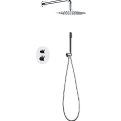 Imex Colonne de Douche Encastrée Thermostatique Anti-Calcaire Chrome MONZA GTM039