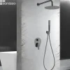 Imex Colonne de Douche Encastrée Anti-Calcaire Black Gun Métal DELOS GPD055/BGM
