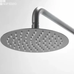 Imex Colonne de Douche Encastrée Anti-Calcaire Black Gun Métal DELOS GPD055/BGM