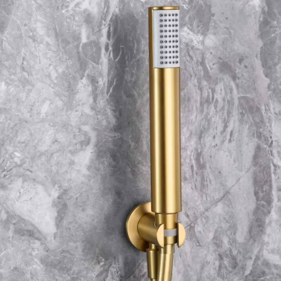 Imex Colonne de Douche Encastrée Anti-Calcaire Or Brossé OLIMPO GPC033/OC