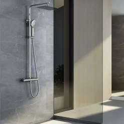 Imex Colonne de Douche Encastrée Anti-Calcaire Chrome OSLO GPE005* Colonne De Douche Encastrable
