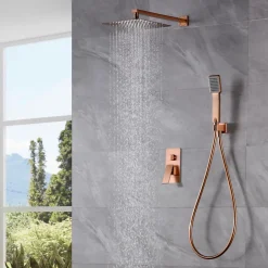 Imex Colonne de Douche Encastrée Anti-Calcaire Or Rose Cuivré PISA GPP048/ORC