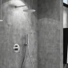 Imex Colonne de Douche Encastrée Anti-Calcaire Nickel Brossé LINE GPD038/NQ