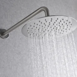 Imex Colonne de Douche Encastrée Anti-Calcaire Nickel Brossé LINE GPD038/NQ