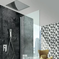 Imex Colonne de Douche Encastrée Anti-Calcaire Chrome VOLGA GET015* Colonne De Douche Encastrable