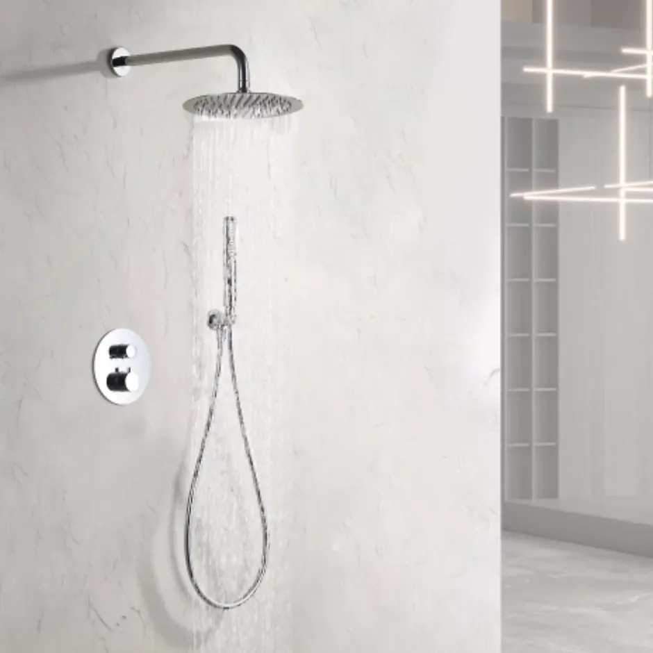 Imex Colonne de Douche Encastrée Thermostatique Anti-Calcaire Chrome NAPOLES GTN047