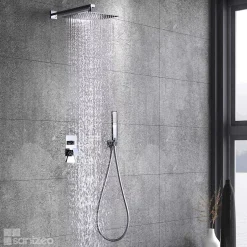 Imex Colonne de Douche Encastrée Anti-Calcaire Chrome SUECIA BDC032-6* Colonne De Douche Encastrable