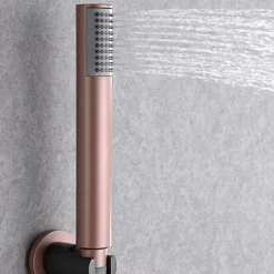 Imex Colonne de Douche Encastrée Thermostatique Anti-Calcaire Gris et Champagne MONZA GTD038/GC