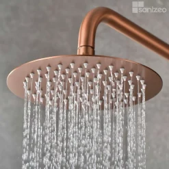 Imex Colonne de Douche Encastrée Thermostatique Anti-Calcaire Or Rose Cuivré TIBET GTT054/ORC* Colonne De Douche Encastrable