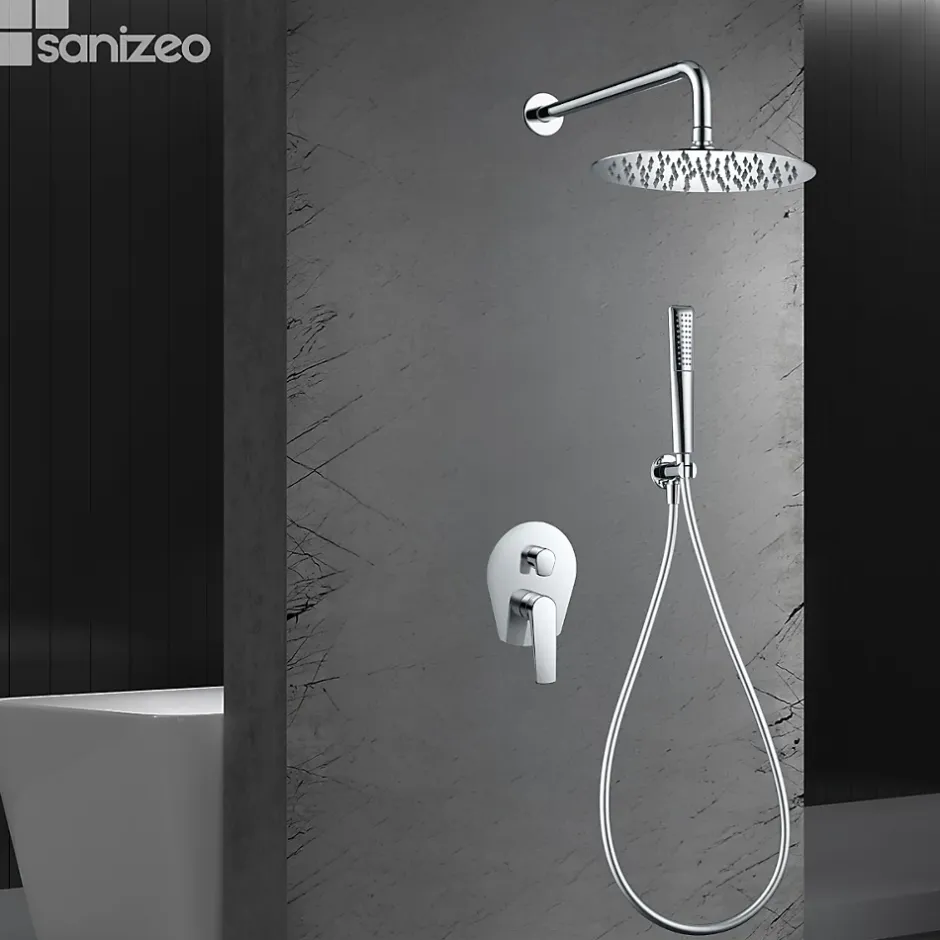 Imex Colonne de Douche Encastrée Anti-Calcaire Chrome DELOS GPD055* Colonne De Douche Encastrable