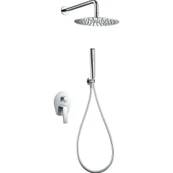 Imex Colonne de Douche Encastrée Anti-Calcaire Chrome DELOS GPD055* Colonne De Douche Encastrable