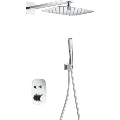 Imex Colonne de Douche Encastrée Anti-Calcaire Noir Mat HIDRA GPH035/NG* Colonne De Douche Encastrable