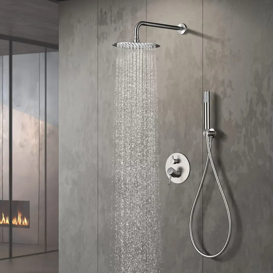 Imex Colonne de Douche Encastrée Anti-Calcaire Chrome MONZA GPM039