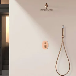 Imex Colonne de Douche Encastrée Anti-Calcaire Or Rose Brossé OLIMPO GPC033/ORC