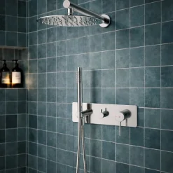 Essebagno Colonne de douche encastrée mécanique chrome Envol* Colonne De Douche Encastrable
