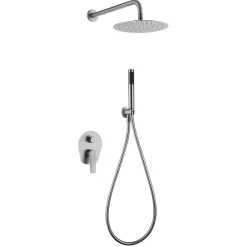 Imex Colonne de Douche Encastrée Anti-Calcaire Acier Inoxydable DELOS GPD055/AC* Colonne De Douche Encastrable
