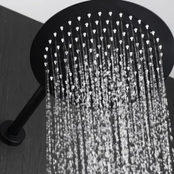 Imex Colonne de Douche Encastrée Anti-Calcaire Noir Mat LINE GPD038/NG