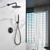 Imex Colonne de Douche Encastrée Thermostatique Anti-Calcaire Black Gun Métal MONZA GTM039/BGM* Colonne De Douche Encastrable