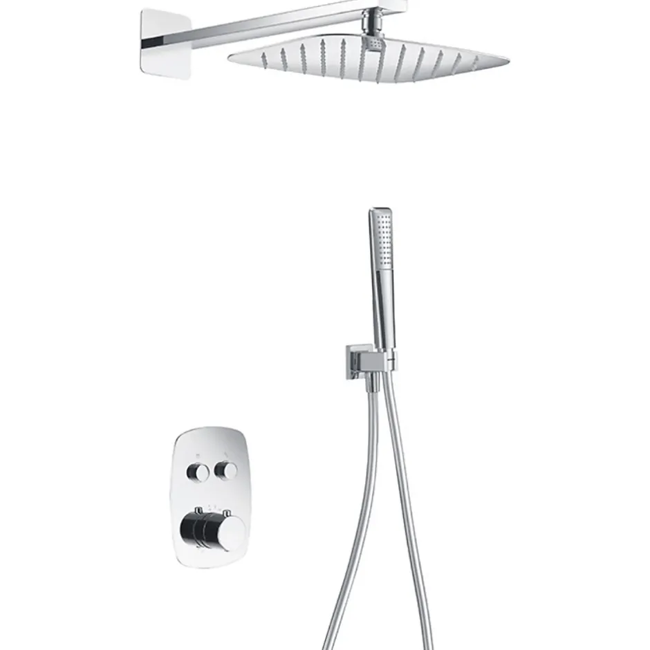 Imex Colonne de Douche Encastrée Anti-Calcaire Chrome HIDRA GPH035