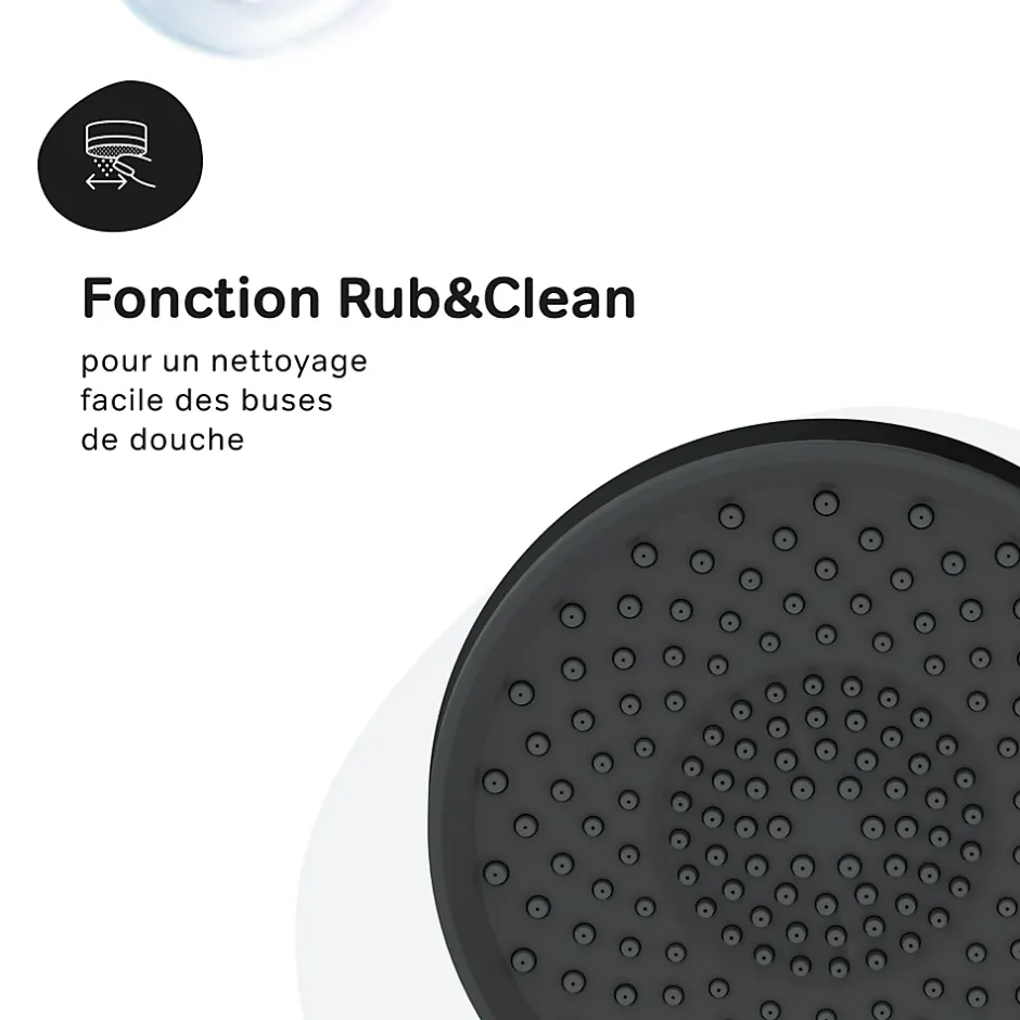 Am.Pm Europe Colonne de douche et bain baignoire thermostatique Système de douche avec mitigeur thermostatique Noir, F07XA422 X-Joy AM.PM* Colonne De Douche Thermostatique