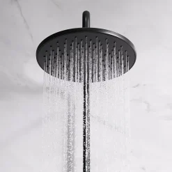 Am.Pm Europe Colonne de douche et bain baignoire sans robinet Gem Noir F0790022 AM.PM