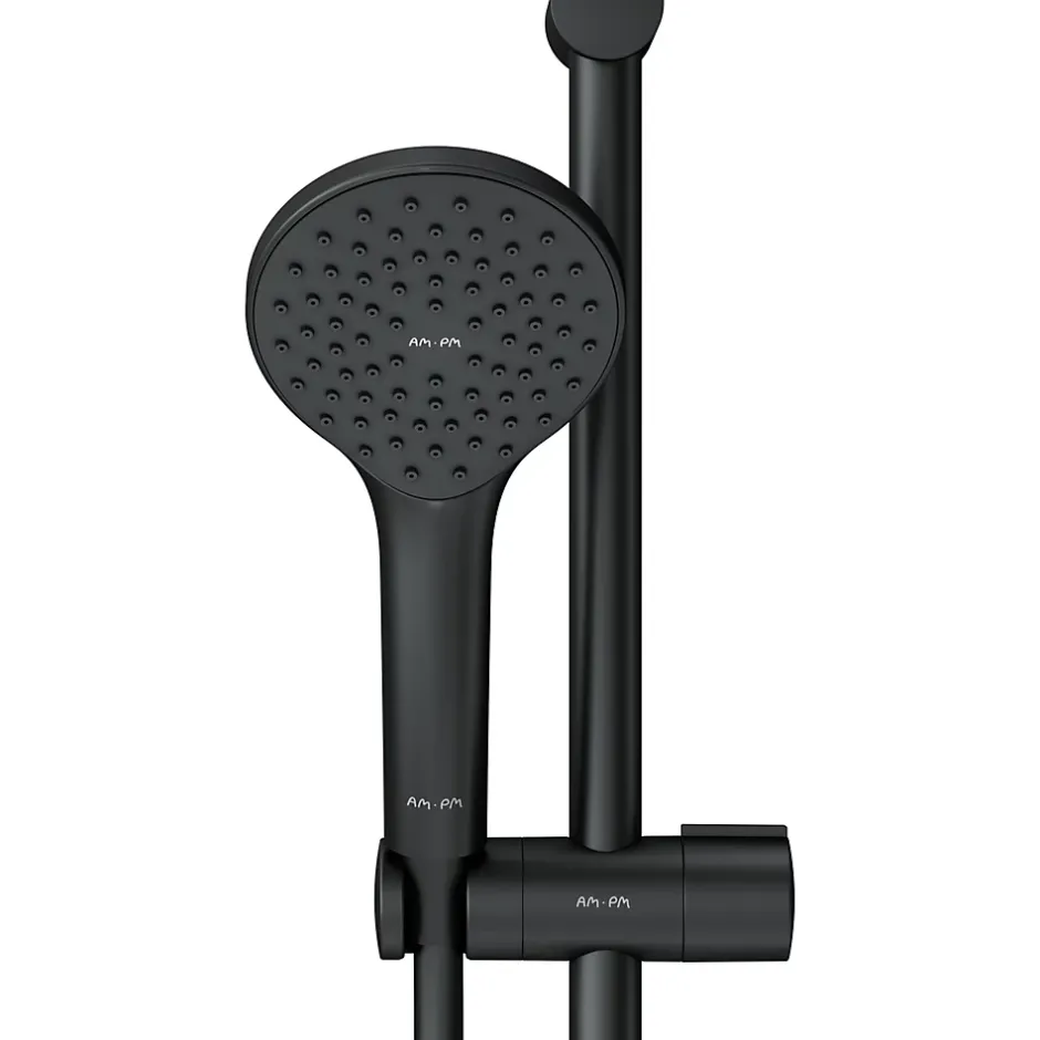 Am.Pm Europe Colonne de douche et bain baignoire sans robinet Gem Noir F0790022 AM.PM