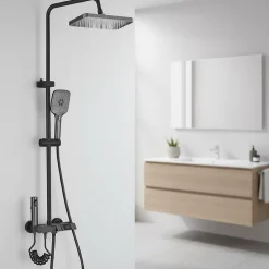 Signature Colonne de douche graphite avec affichage température LED* Colonne De Douche Thermostatique