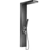 Saniverre Colonne de douche hydromassante KALY 4 jets Noir -* Colonne De Douche Hydromassante