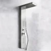 Laneri Colonne de douche hydromassage avec trois fonctions en acier brillant