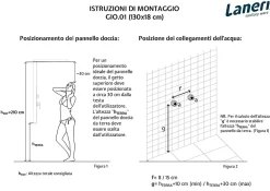 Laneri Colonne de douche hydromassage avec trois fonctions en acier brillant