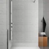 Laneri Colonne de douche hydromassage avec quatre fonctions en acier Inox brossé* Colonne De Douche Hydromassante