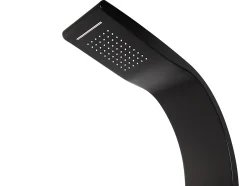 Vente-unique Colonne de douche hydromassante - noire - 20 x 132 cm - KOURBEA* Colonne De Douche Mécanique