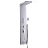 Saniverre Colonne de douche hydromassante LULY 4 jets + 1 robinet Gris -