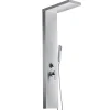 Saniverre Colonne de douche hydromassante ZENY 3 jets Gris / Argent -* Colonne De Douche Hydromassante