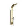 Vente-unique Colonne de douche hydromassante thermostatique - Dorée - 45 x 150 cm - JOSTA* Colonne De Douche Thermostatique