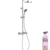 Jacob Delafon Colonne de douche Simone + nettoyant Briochin* Colonne De Douche Thermostatique