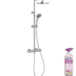 Jacob Delafon Colonne de douche Simone + nettoyant Briochin* Colonne De Douche Thermostatique