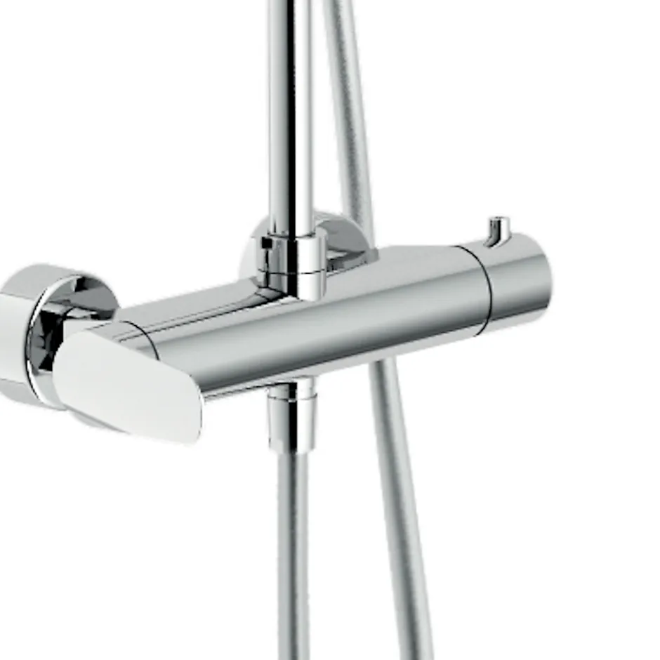 Nobili Colonne de douche mécanique chromé - pomme de douche diam. 24 cm