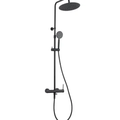 Essebagno Colonne de douche mécanique noir mat 250 Lollipop II* Colonne De Douche Mécanique