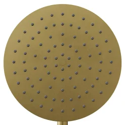 GoodHome Colonne de douche mécanique encastrée en laiton massif finition satin, Owens