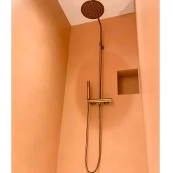 Essebagno Colonne de douche mécanique, cuivré, Luisa 250