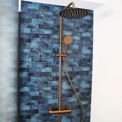 Essebagno Colonne de douche mécanique cuivre brossé 250 Lollipop II