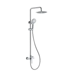 Poalgi Colonne de douche mécanique avec barre extensible SKY BATH chromé série GLORY