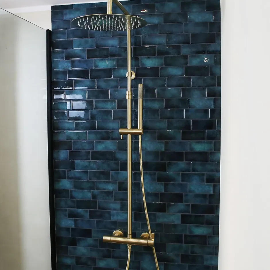 Essebagno Colonne de douche mécanique or brossé 300 Delice II