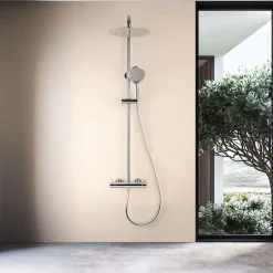 Poalgi Colonne de douche mécanique avec barre extensible SKY BATH chromé série PROMISE* Colonne De Douche Mécanique